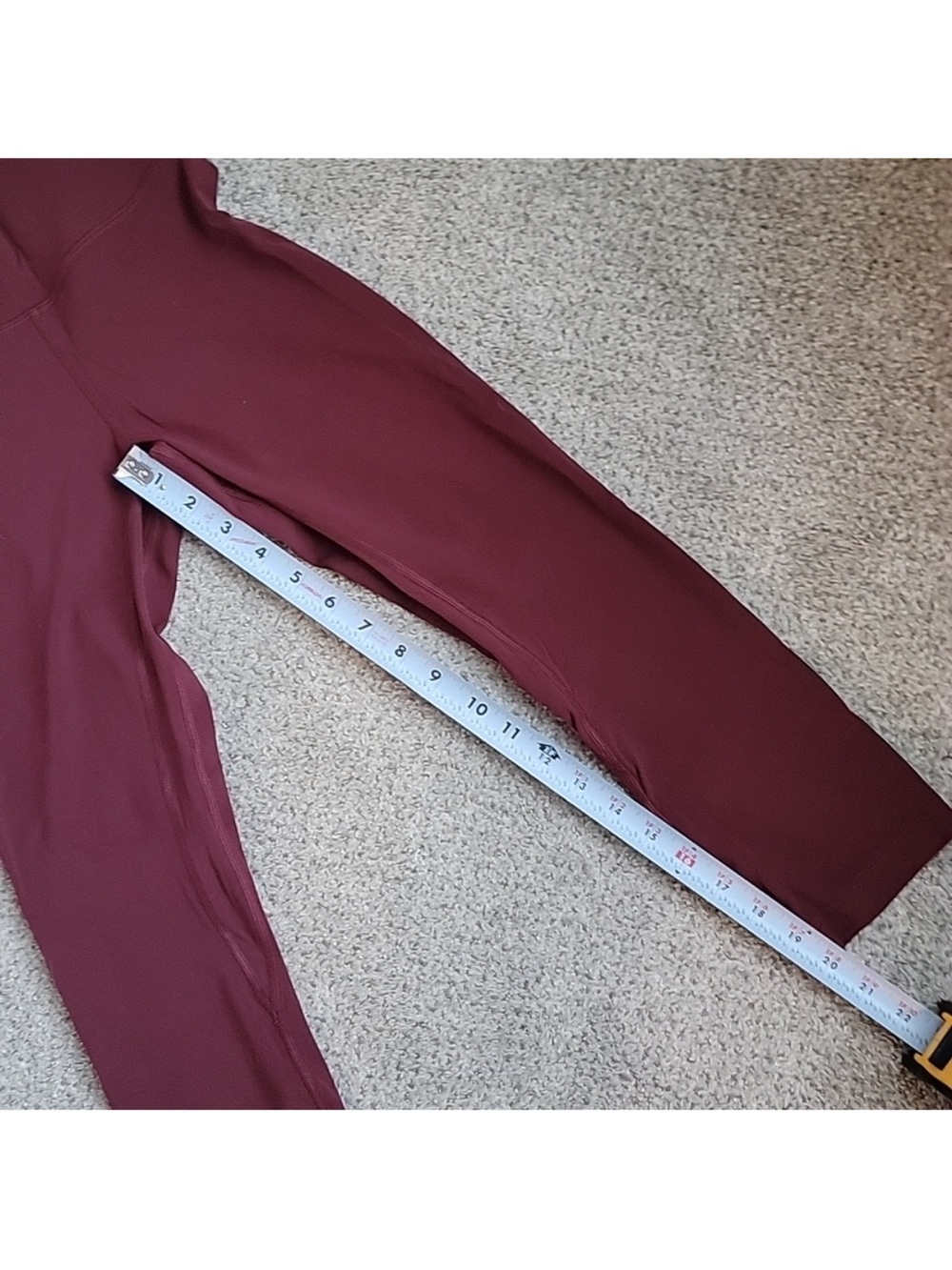 Lululemon Align Crop 19” Deep Rouge - Picture 6 of 7